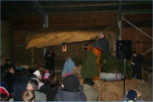 Weihnachten im Schafstall 2009